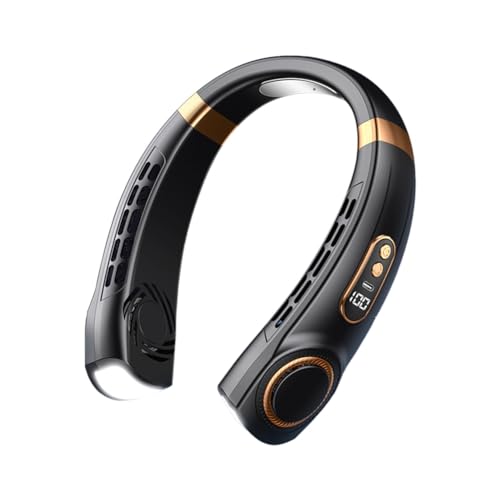 Black LED Portable Neck Fan